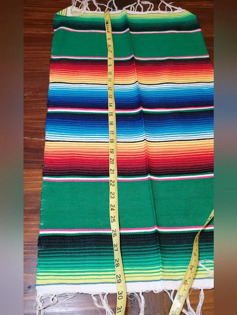 Blue Youth Sized Embroidered Mexican Sombrero Hat and Serape